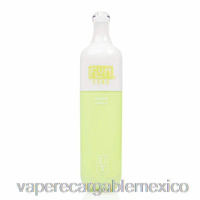 Vape Recargable Flum Float 0% Cero Nicotina 3000 Desechable Manzana Verde